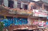 Heavy rain uproots trees ; old bldg at Bhavanthi Street partially collapses